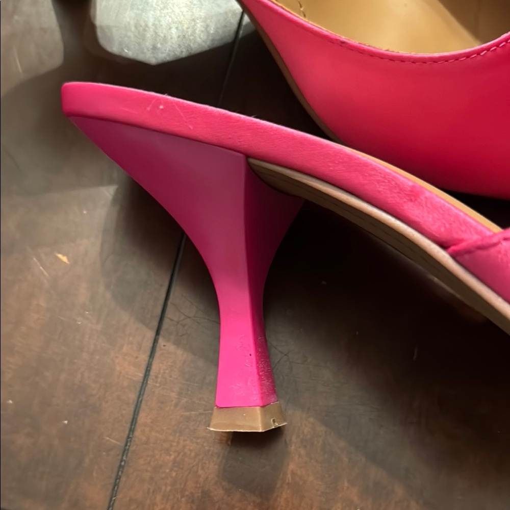 J.Renee Pink Mules with Ruffled Detail - Picture 4 of 13